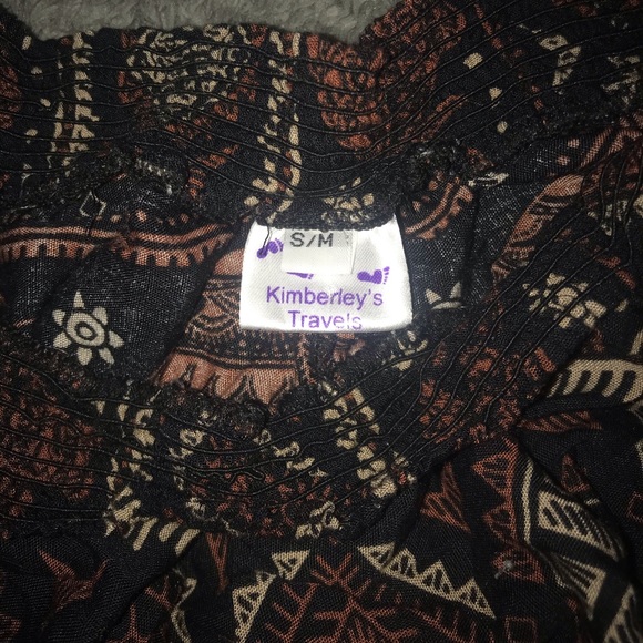 Aztec/Elephant Pattern Shorts - Picture 3 of 4